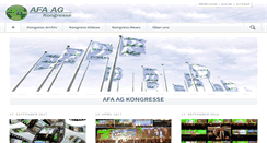 Desktop Screenshot of afa-ag-kongresse.de
